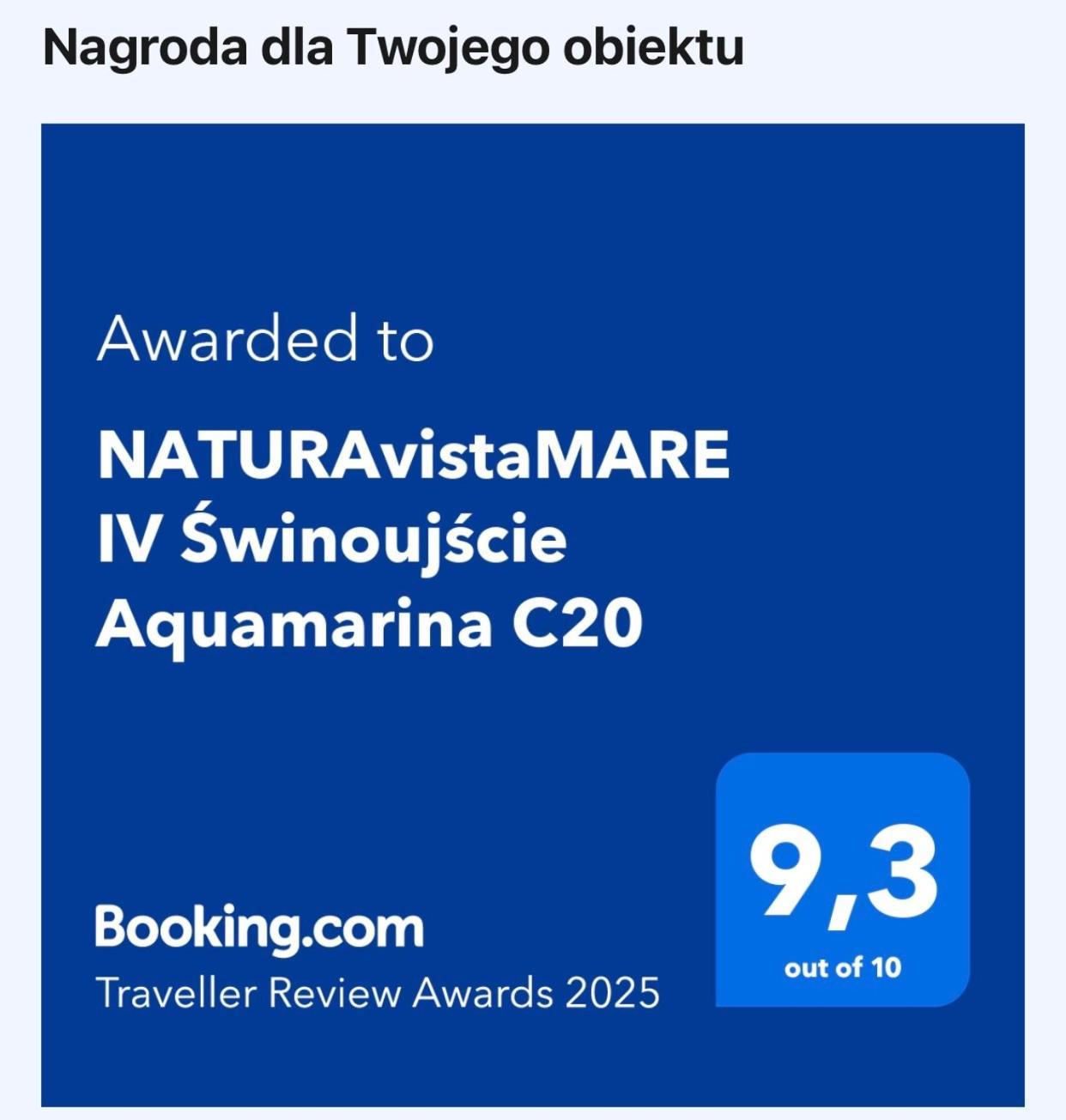 Naturavistamare IV Swinoujscie Aquamarina C20 Zewnętrze zdjęcie